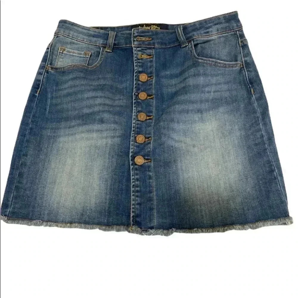 Indigo Rein jean skirt